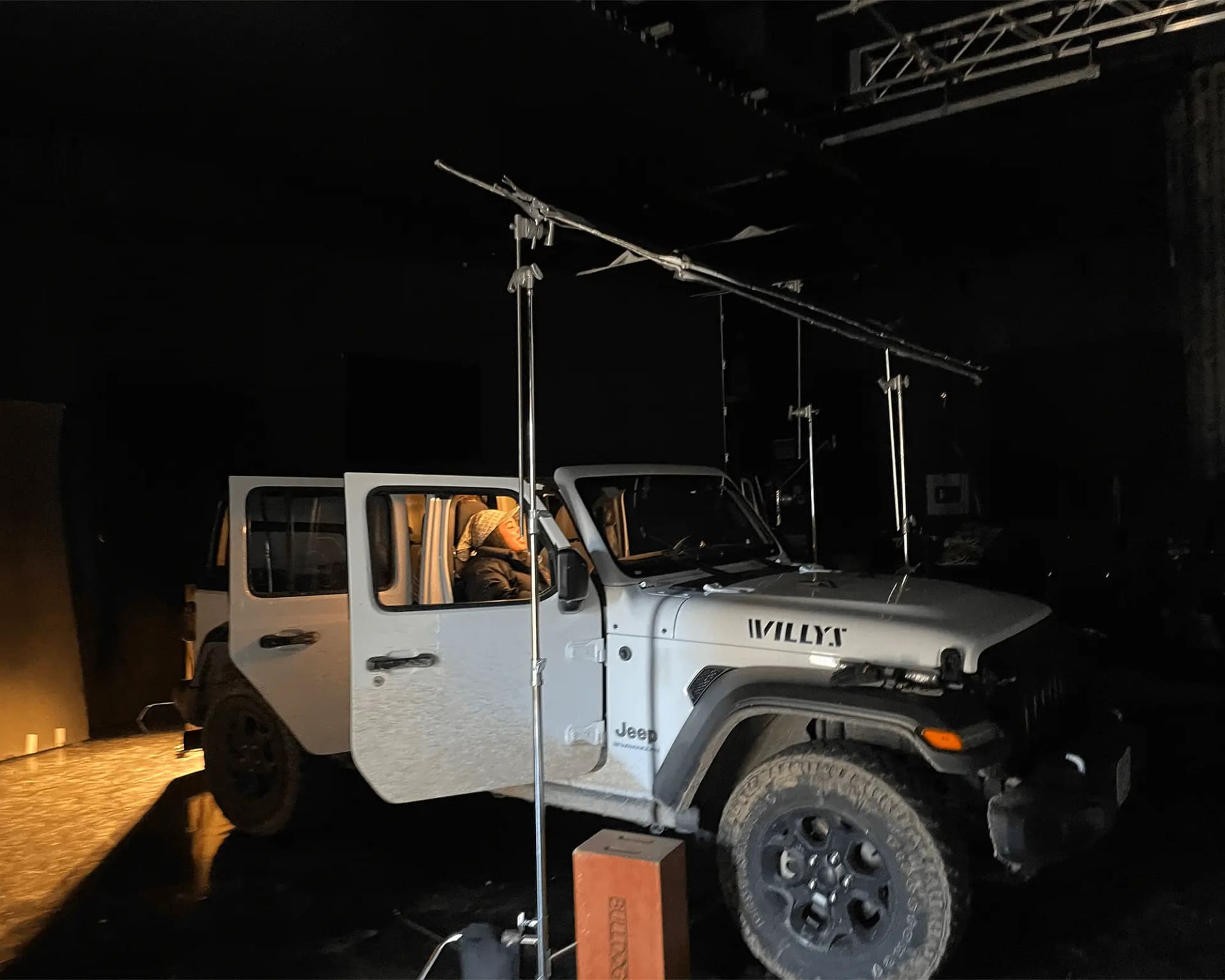 Virtual production car shoot