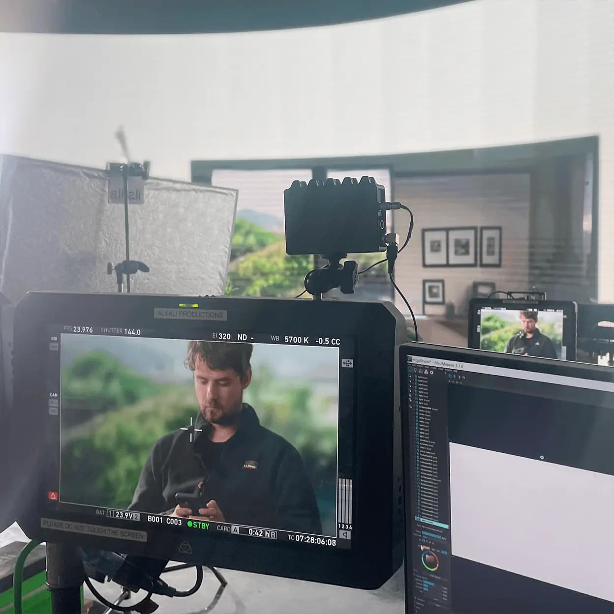 In-camera VFX subject