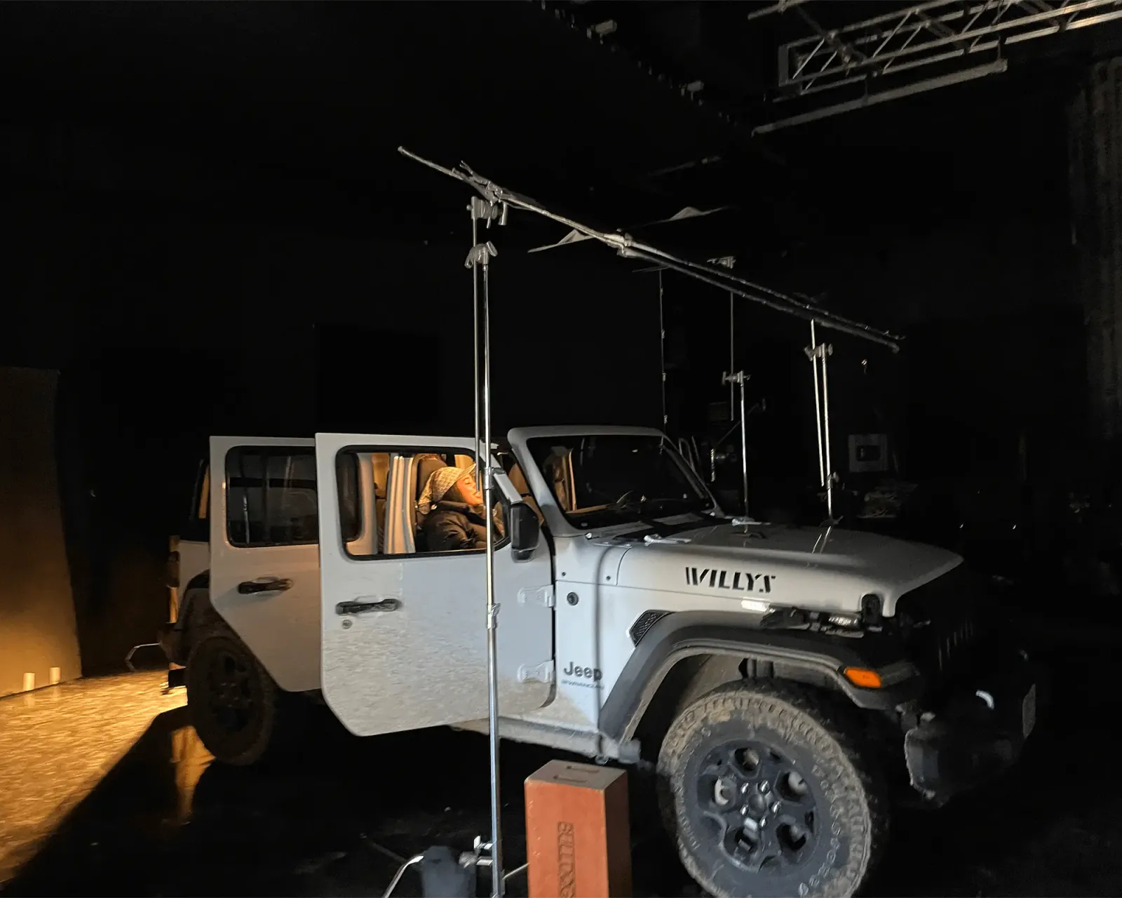 Automotive commercial filmed on a virtual production stage